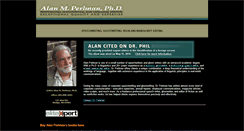 Desktop Screenshot of alanperlman.com